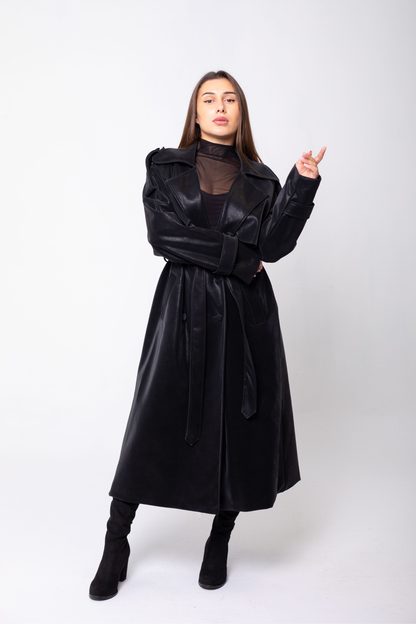 Signature Leather Coat