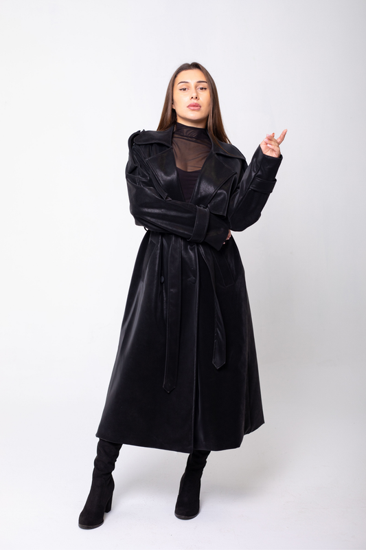 Signature Leather Coat
