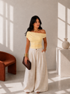 The Butter yellow Drape
