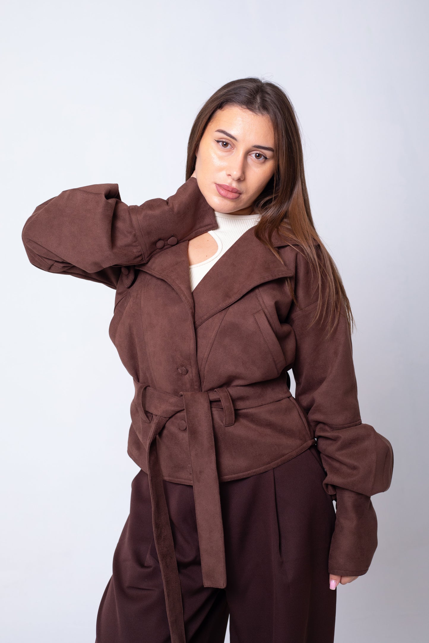 Brown Suede Jacket