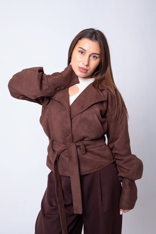 Brown Suede Jacket